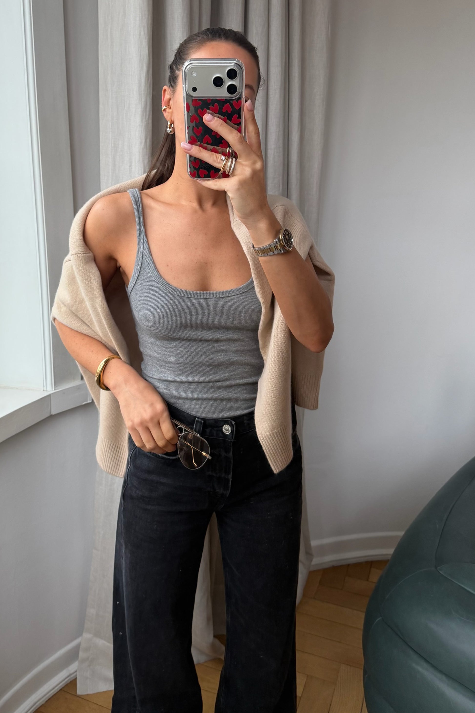 Tank Top Le Mans in Grau Ladneri