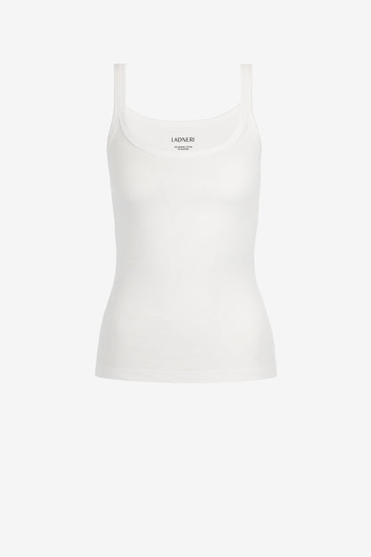 Tank Top Le Mans in Weiß Ladneri