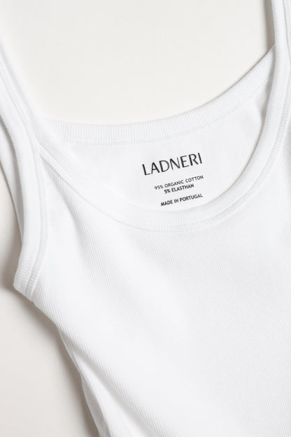 Tank Top Le Mans in Weiß Ladneri