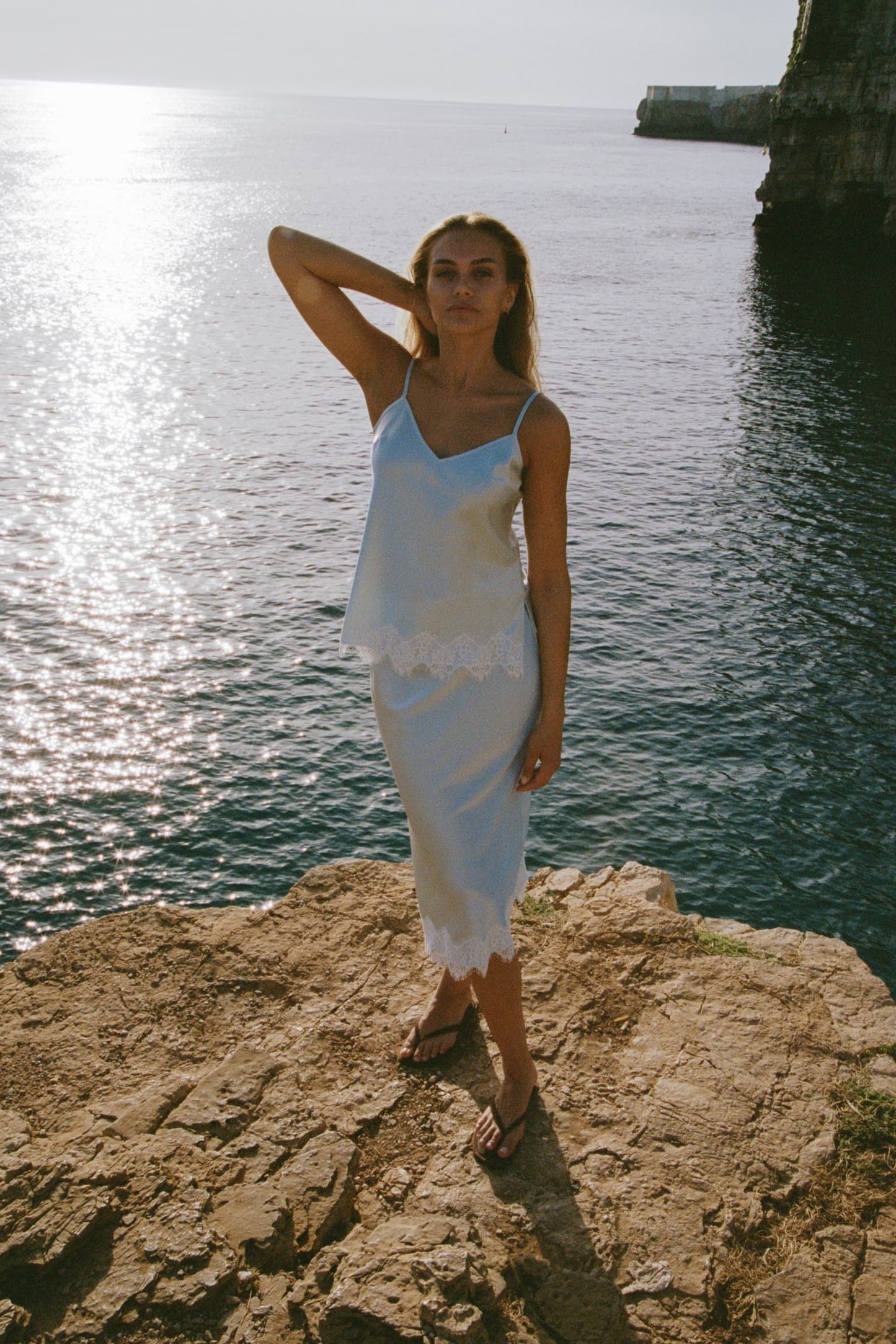 Top Dream in Hellblau Ladneri