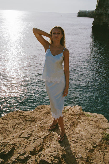 Top Dream in Hellblau Ladneri