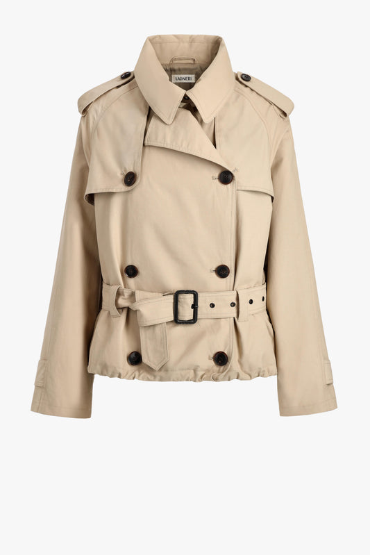 Olivia Trench Coat in Beige by Ladneri - Anita Hass