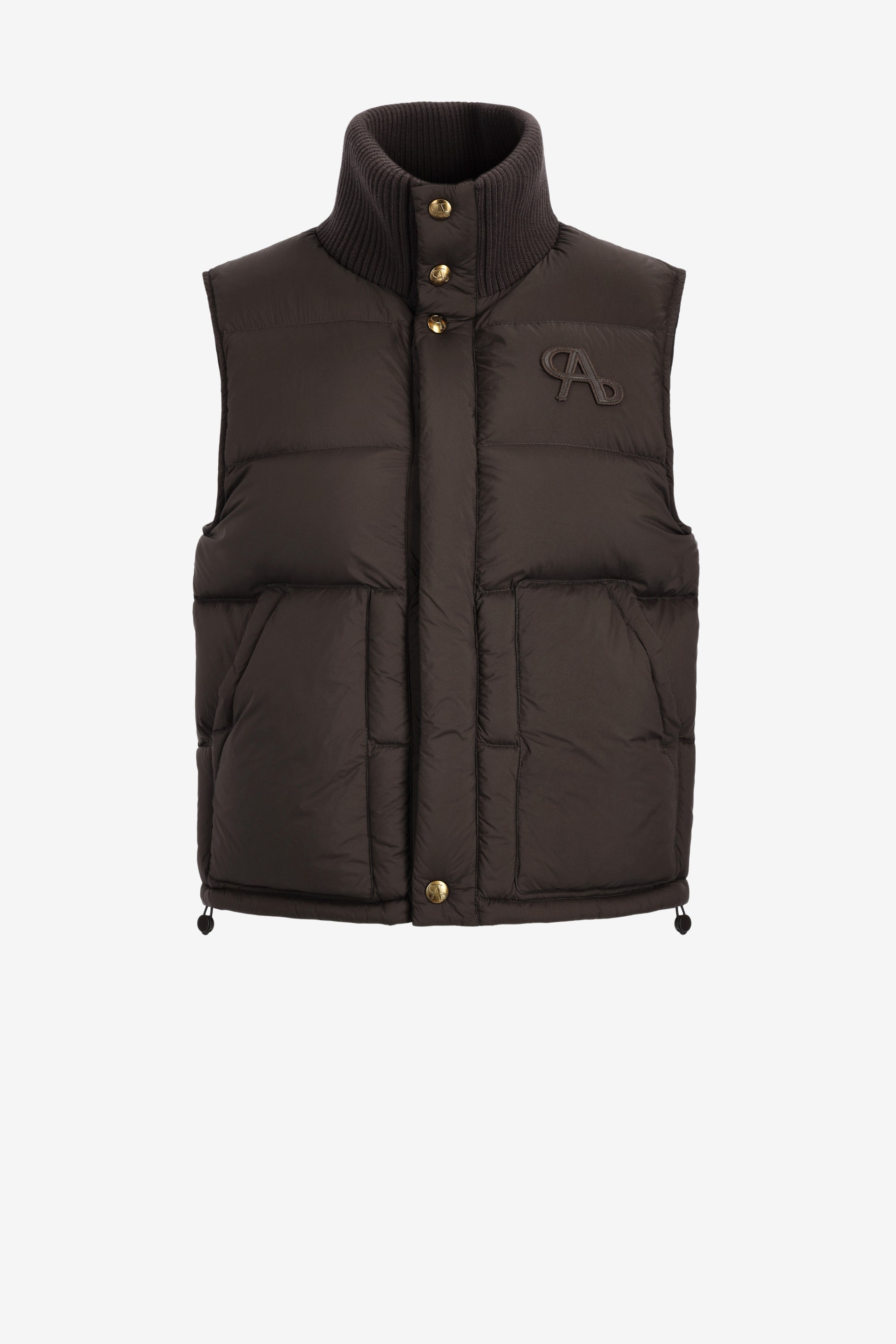 Weste Auray in Dunkelbraun Ladneri