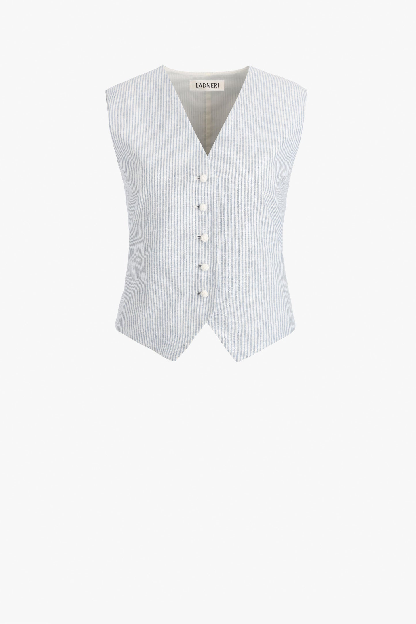 Helena Vest in Light Blue/White – Ladneri 