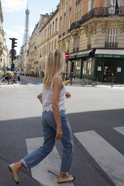 Louise Vest in White by Ladneri - Anita Hass