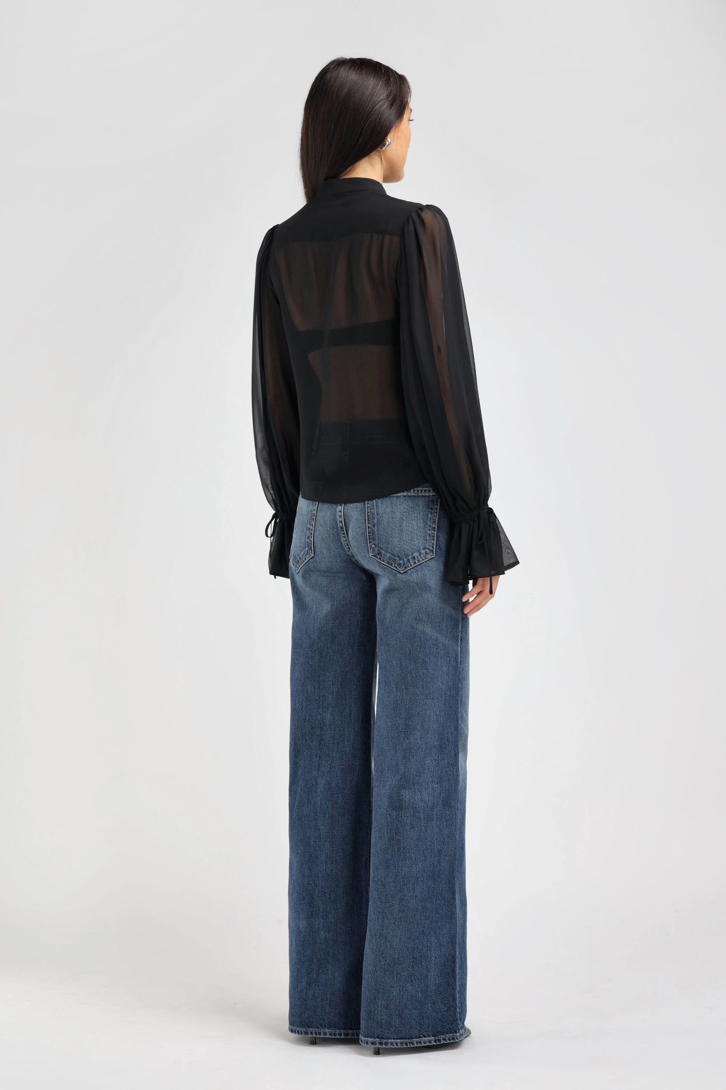 Elise Blouse in Black – Ladneri 