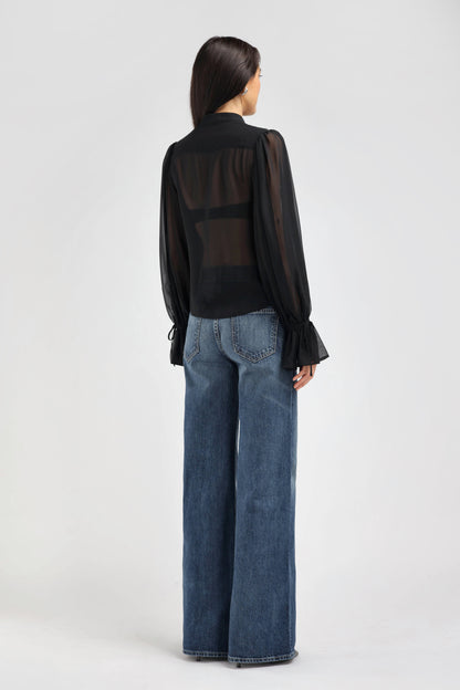 Elise Blouse in Black – Ladneri 