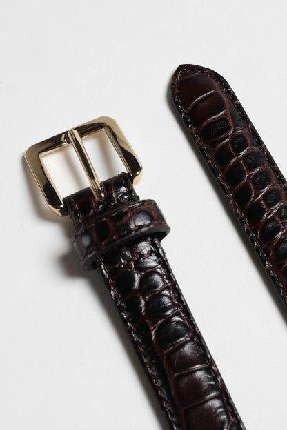 Gürtel Lorian in Brown CrocoLadneri - Anita Hass