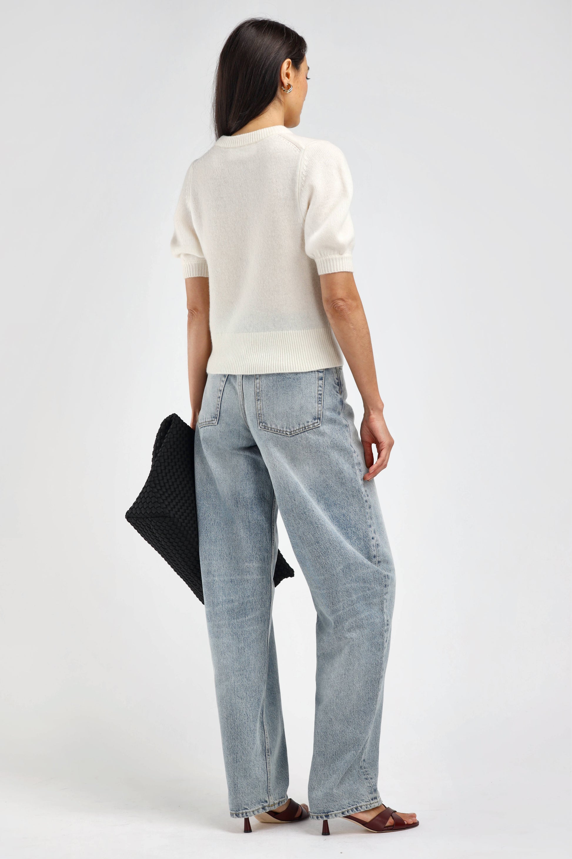 Poupette Soleil Sweater in White by Ladneri - Anita Hass