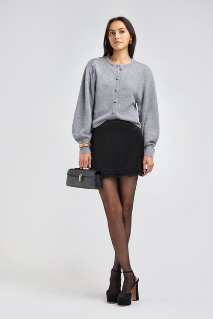 Black Cassis Lace Skirt – Ladneri 