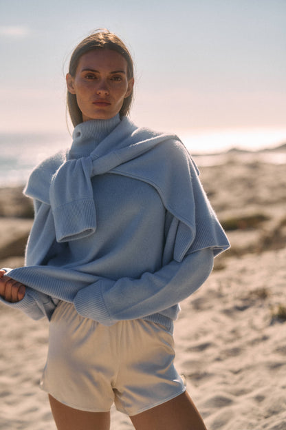 Jardin Soleil Turtleneck Sweater in Breeze – Ladneri