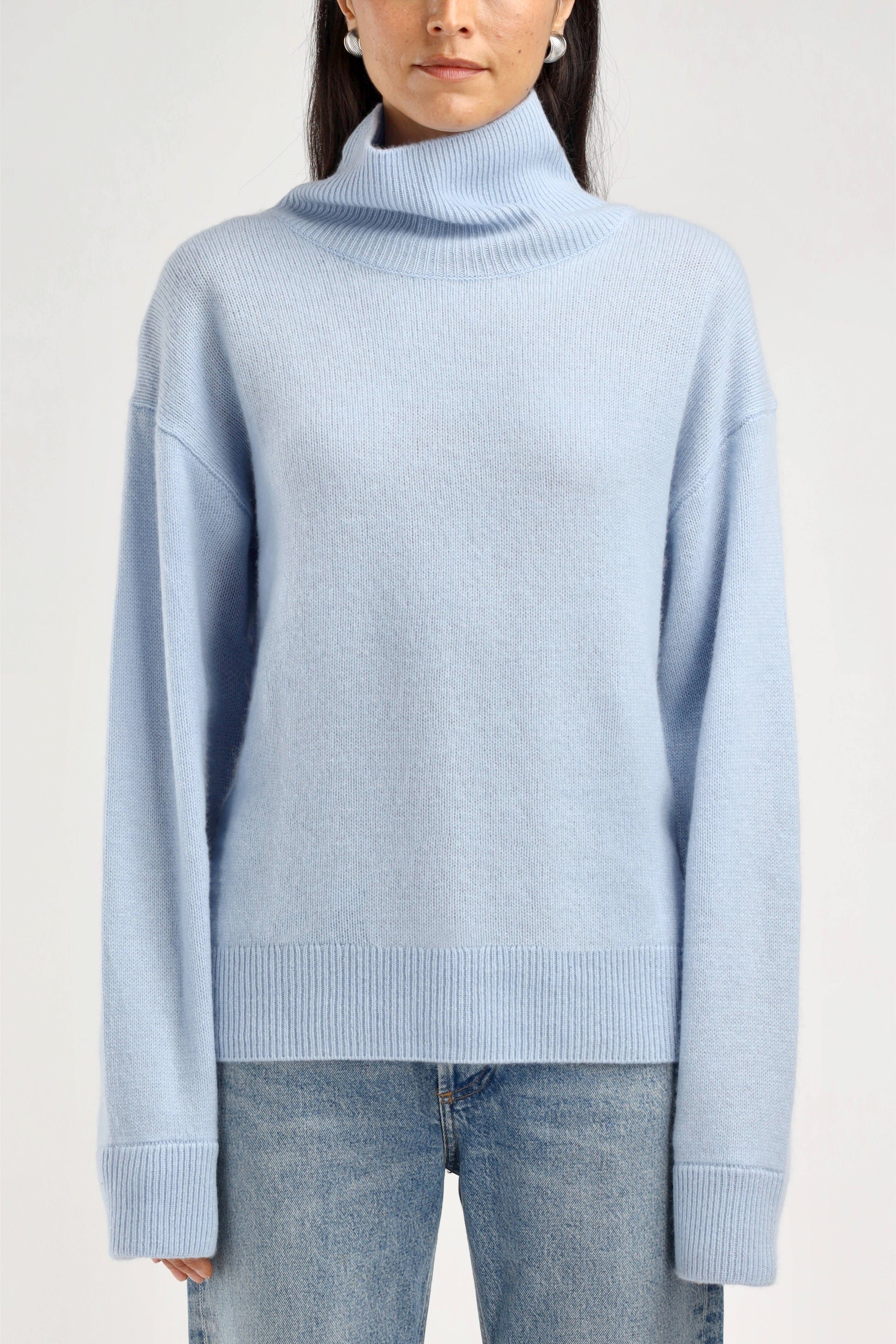 Jardin Soleil Turtleneck Sweater in Breeze – Ladneri 
