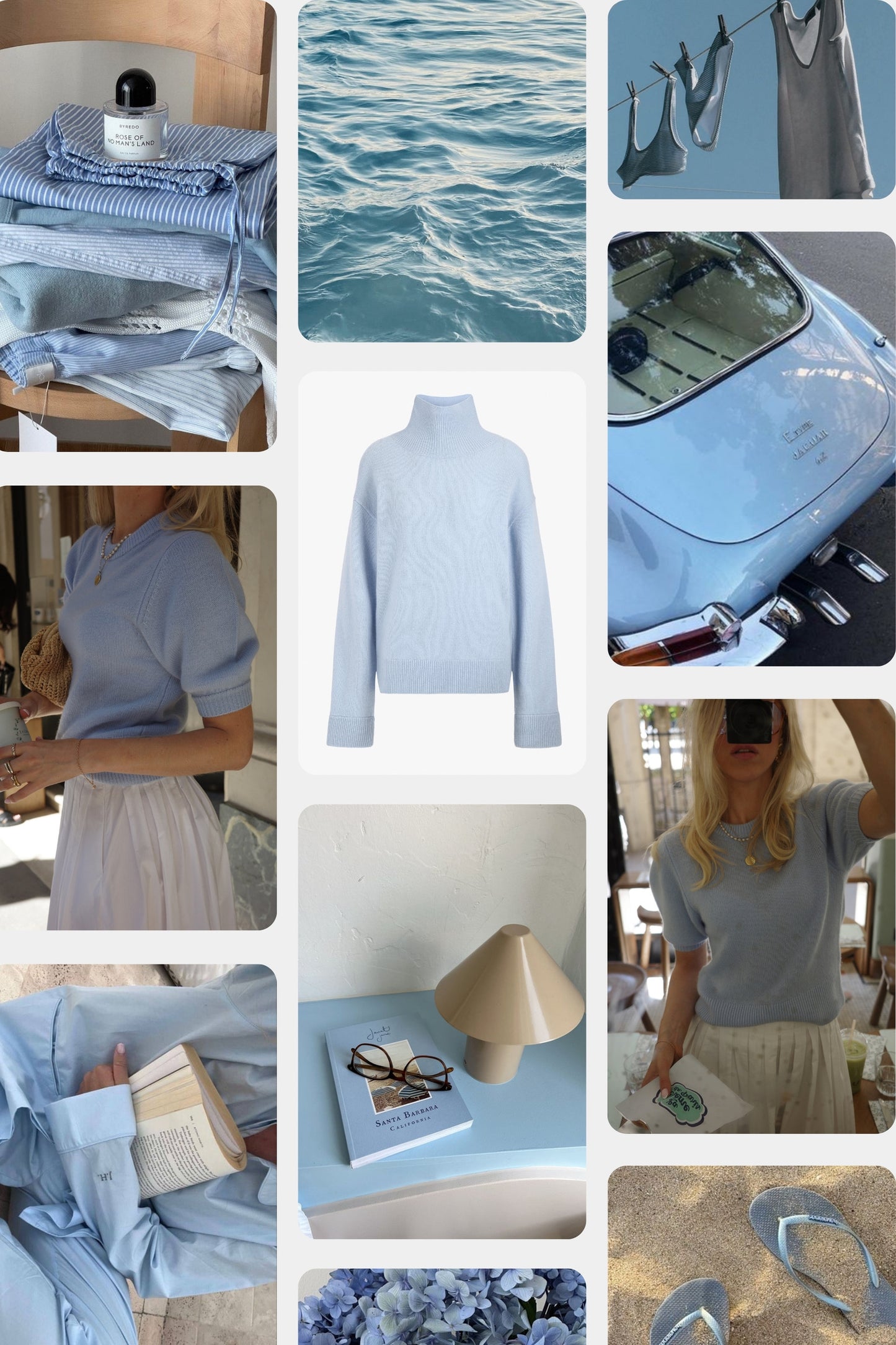 Jardin Soleil Turtleneck Sweater in Breeze – Ladneri 