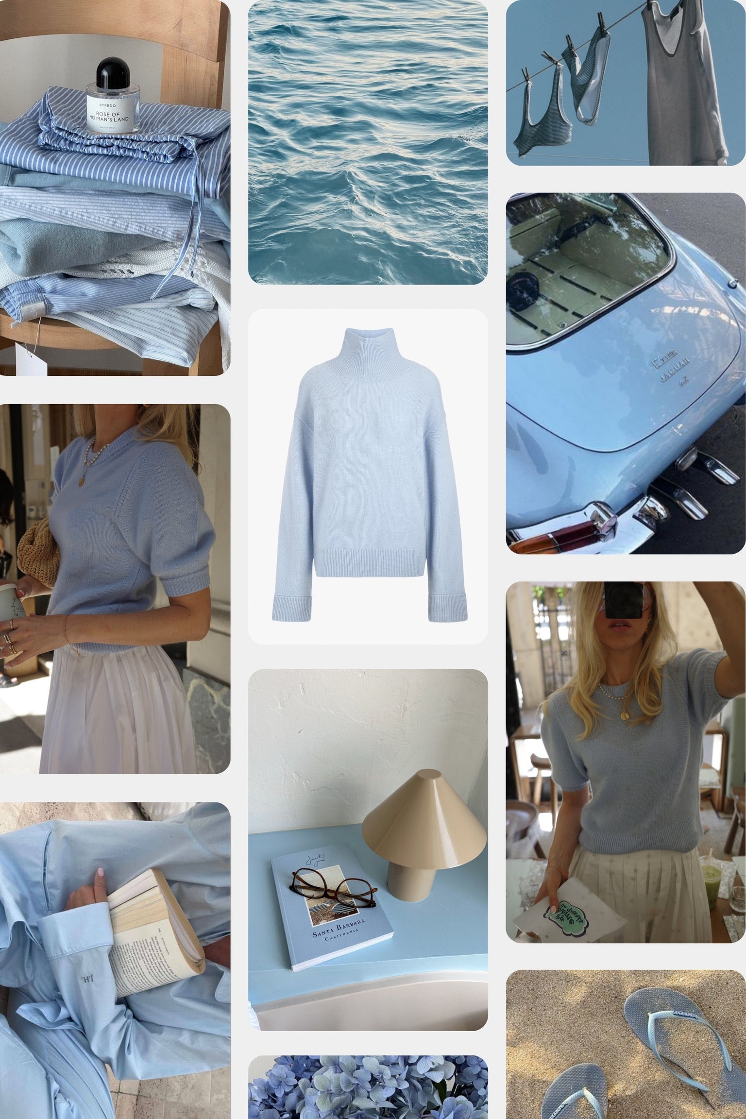 Jardin Soleil Turtleneck Sweater in Breeze – Ladneri 