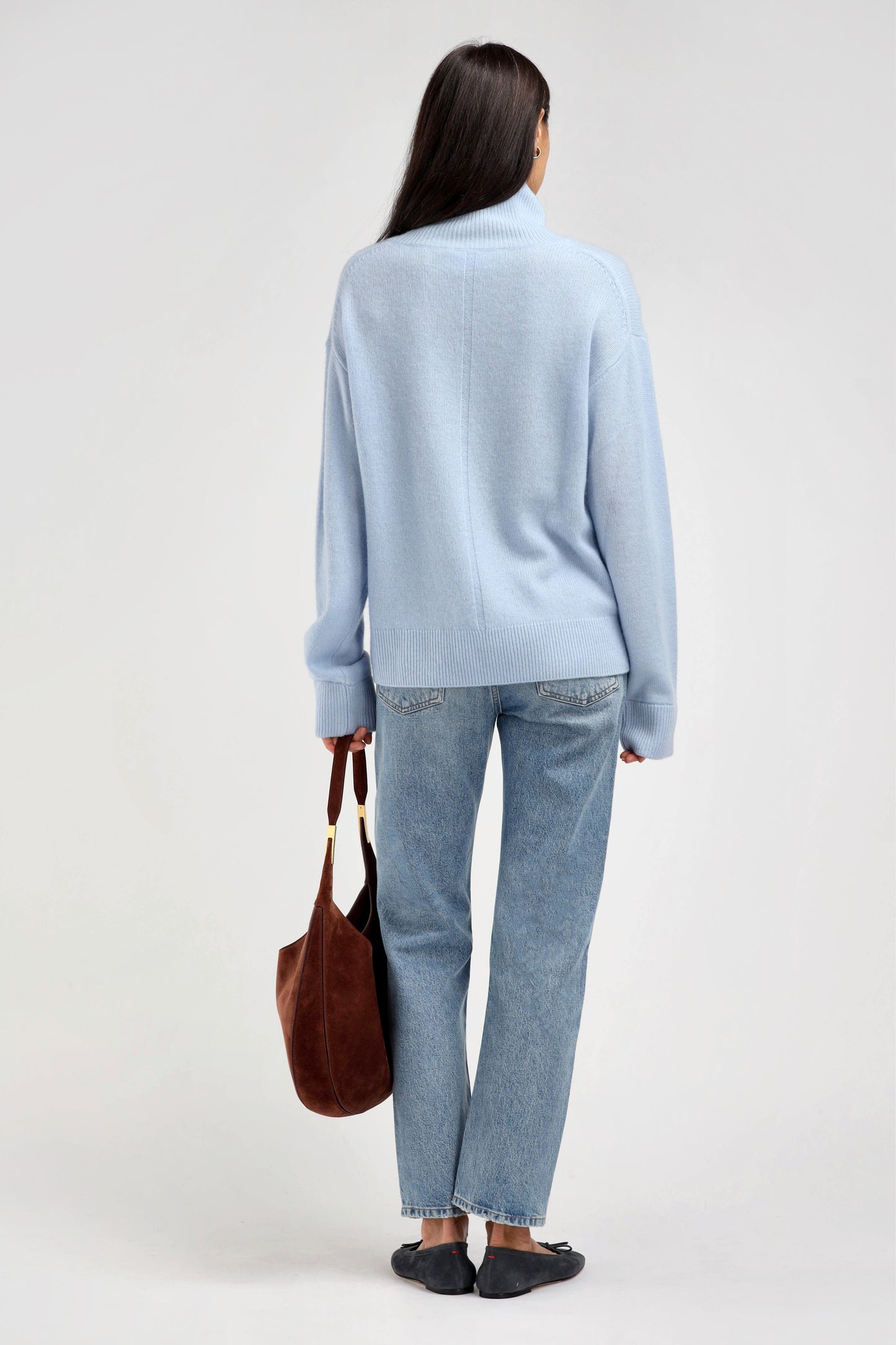 Jardin Soleil Turtleneck Sweater in Breeze – Ladneri 
