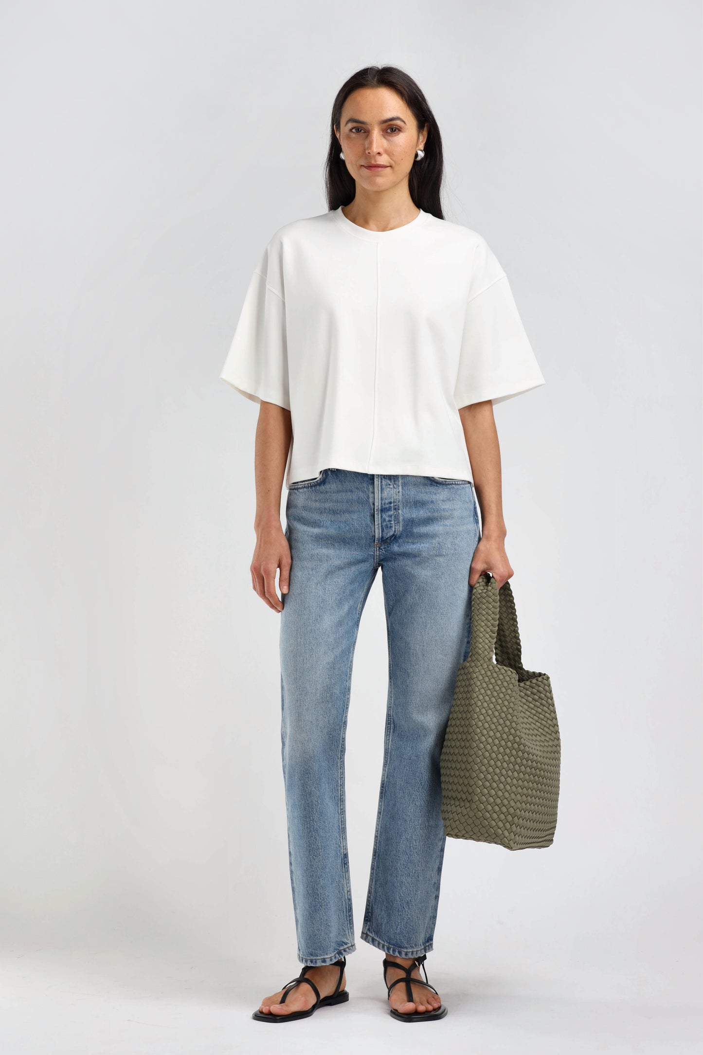 T-Shirt Elodie in Off White – Ladneri 