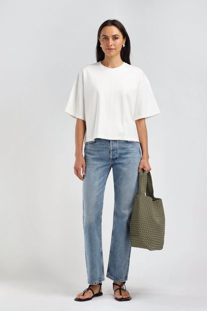 T-Shirt Elodie in Off White – Ladneri 