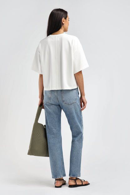 T-Shirt Elodie in Off White – Ladneri 