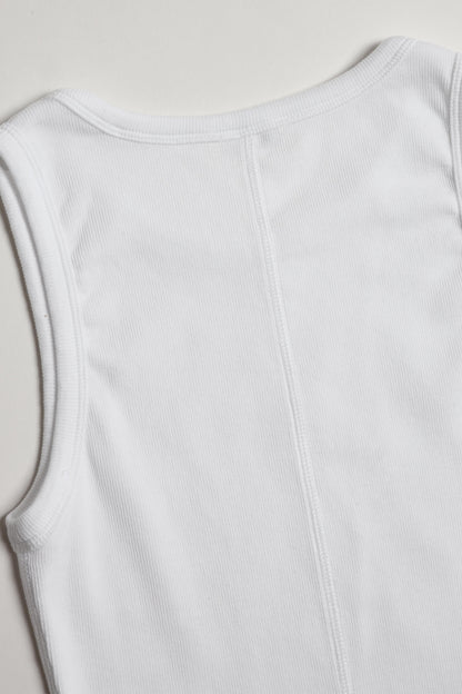 Tank Top La Coeur in Weiß – Ladneri