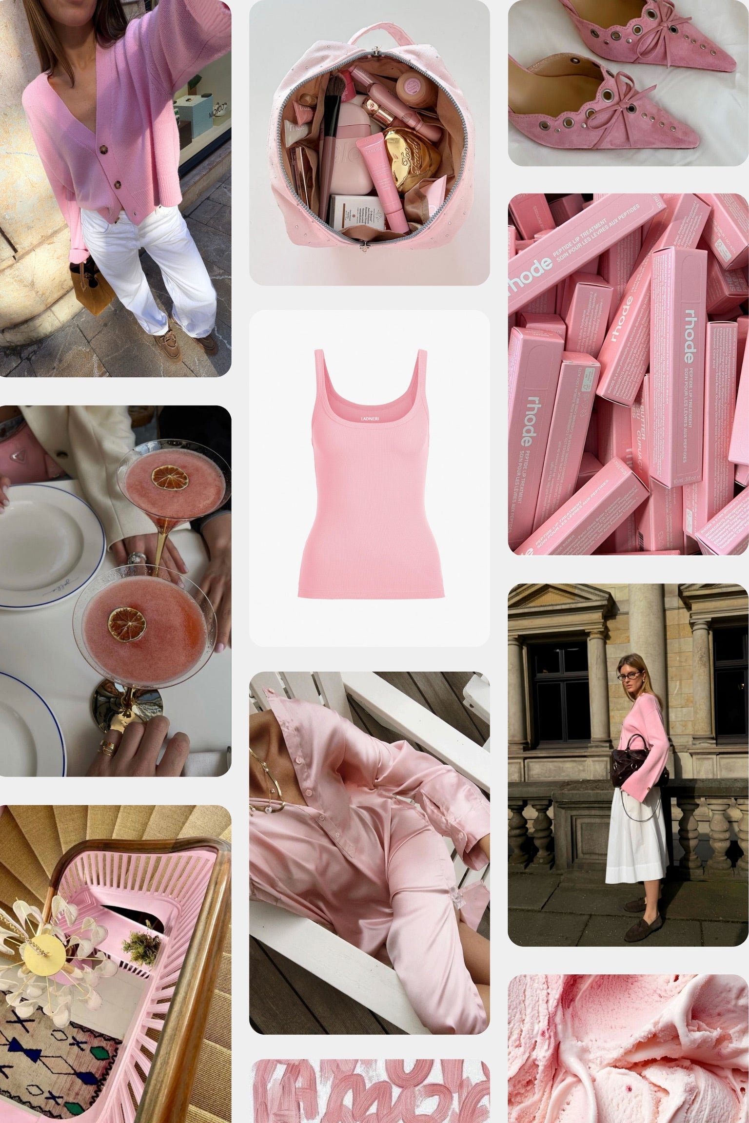 Tank Top Le Mans in Rosa – Ladneri