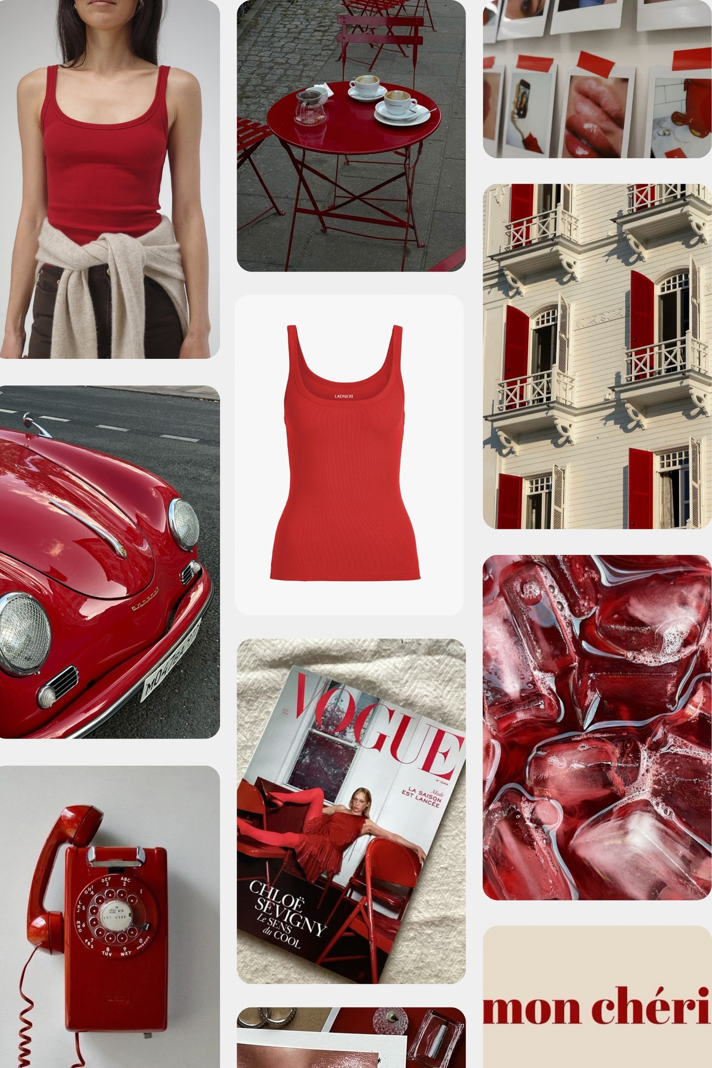 Tank Top Le Mans in Rot – Ladneri 