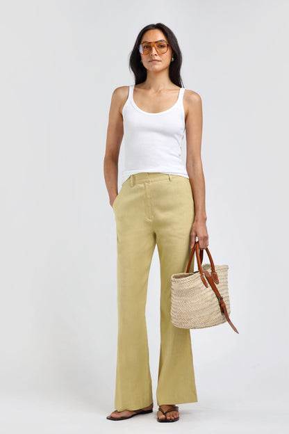 Tank Top Le Mans in Weiß – Ladneri