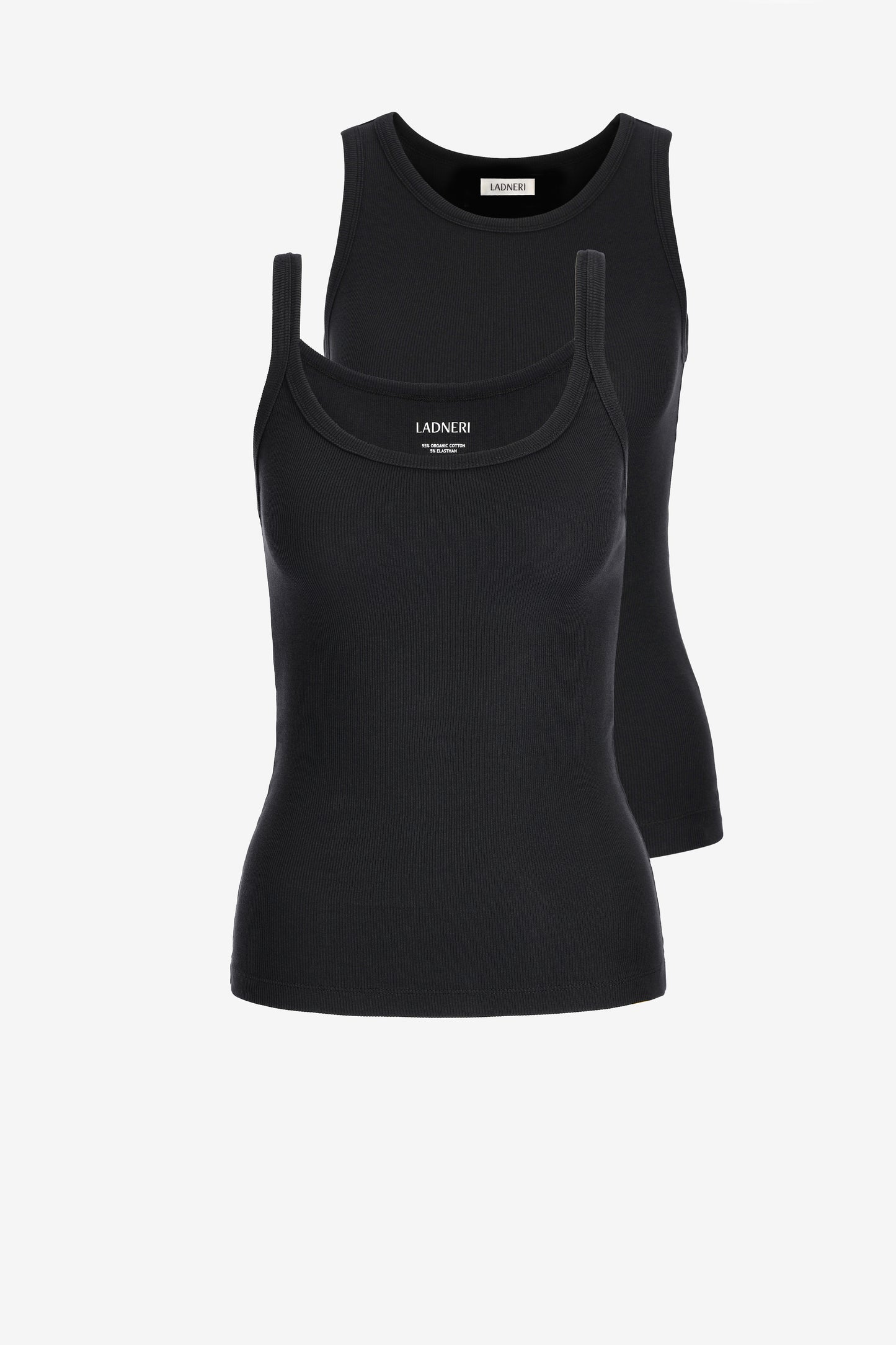 Black Tank Top Set by Ladneri - Anita Hass