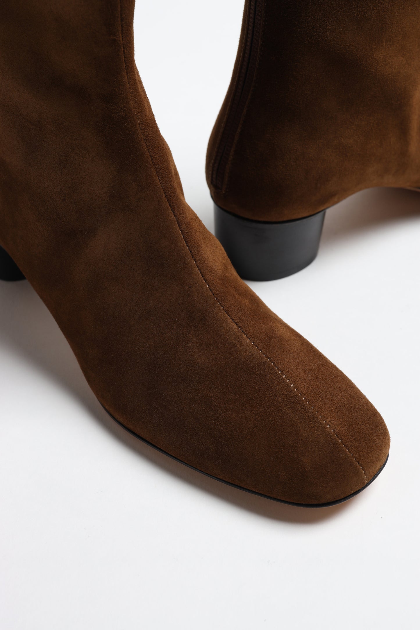 Bottes Carole en daim couleur moka