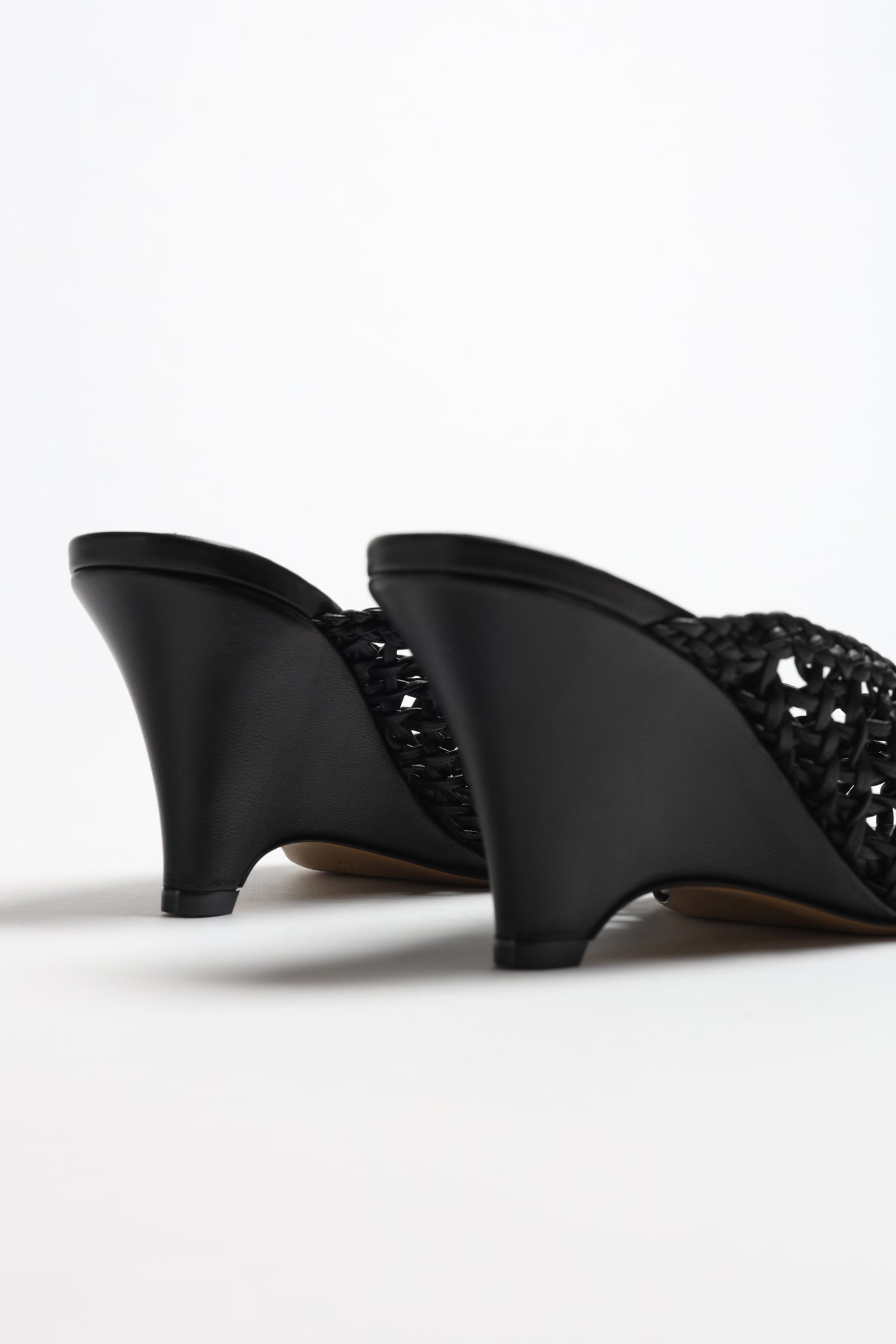 Victoria Knotted Mules in Black Le Monde Beryl - Anita Hass