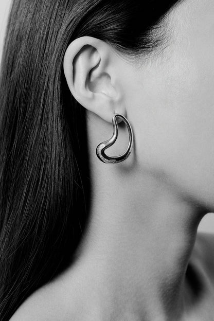"Diamonds Moon" Earrings in Silver by Lilian von Trapp - Anita Hass