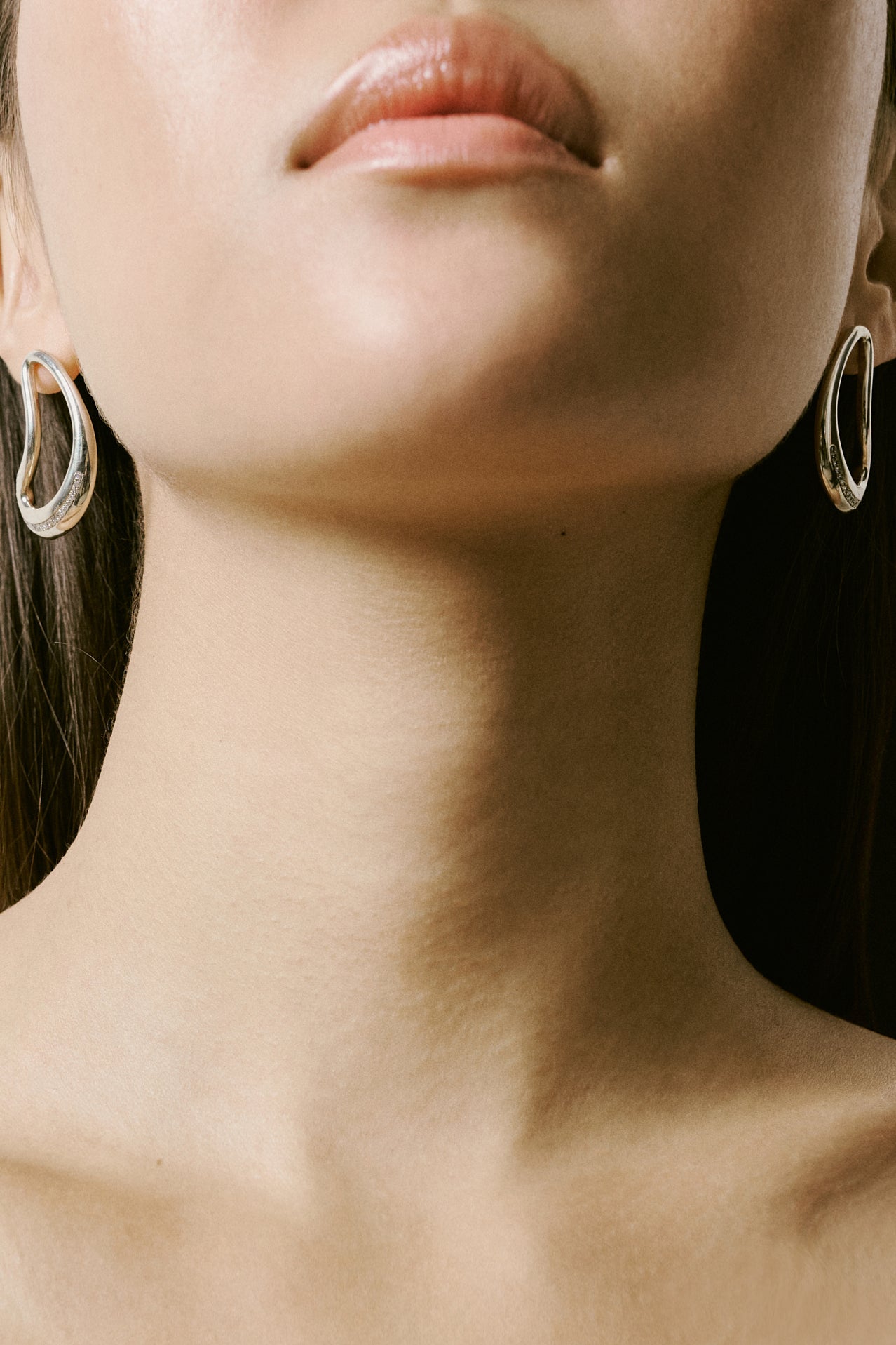 "Diamonds Moon" Earrings in Silver by Lilian von Trapp - Anita Hass
