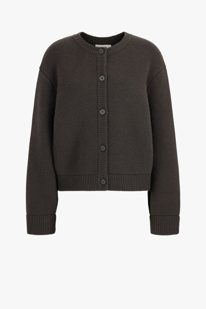 Emmylou Cardigan in Dark Fern by Lisa Yang - Anita Hass