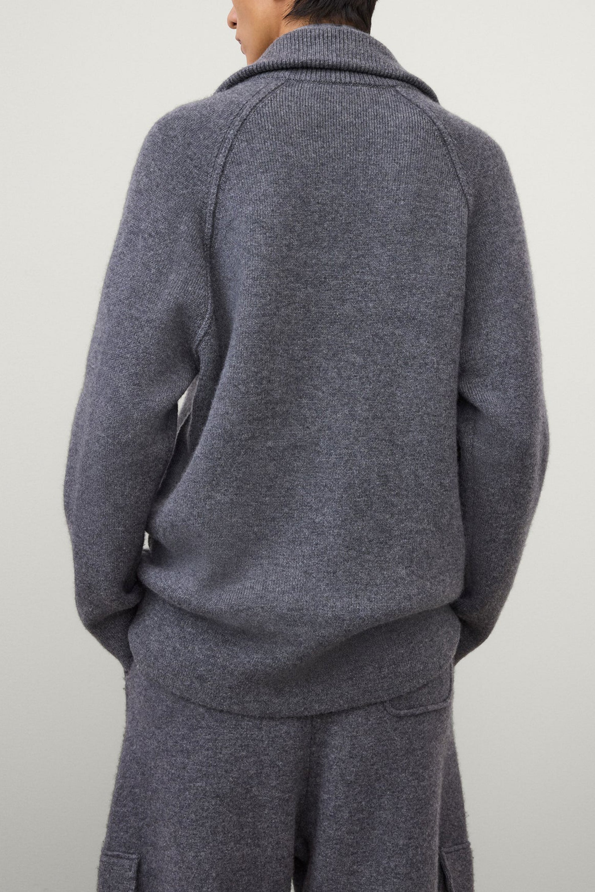 Gardenia Cardigan in Graphite by Lisa Yang and Anita Hass