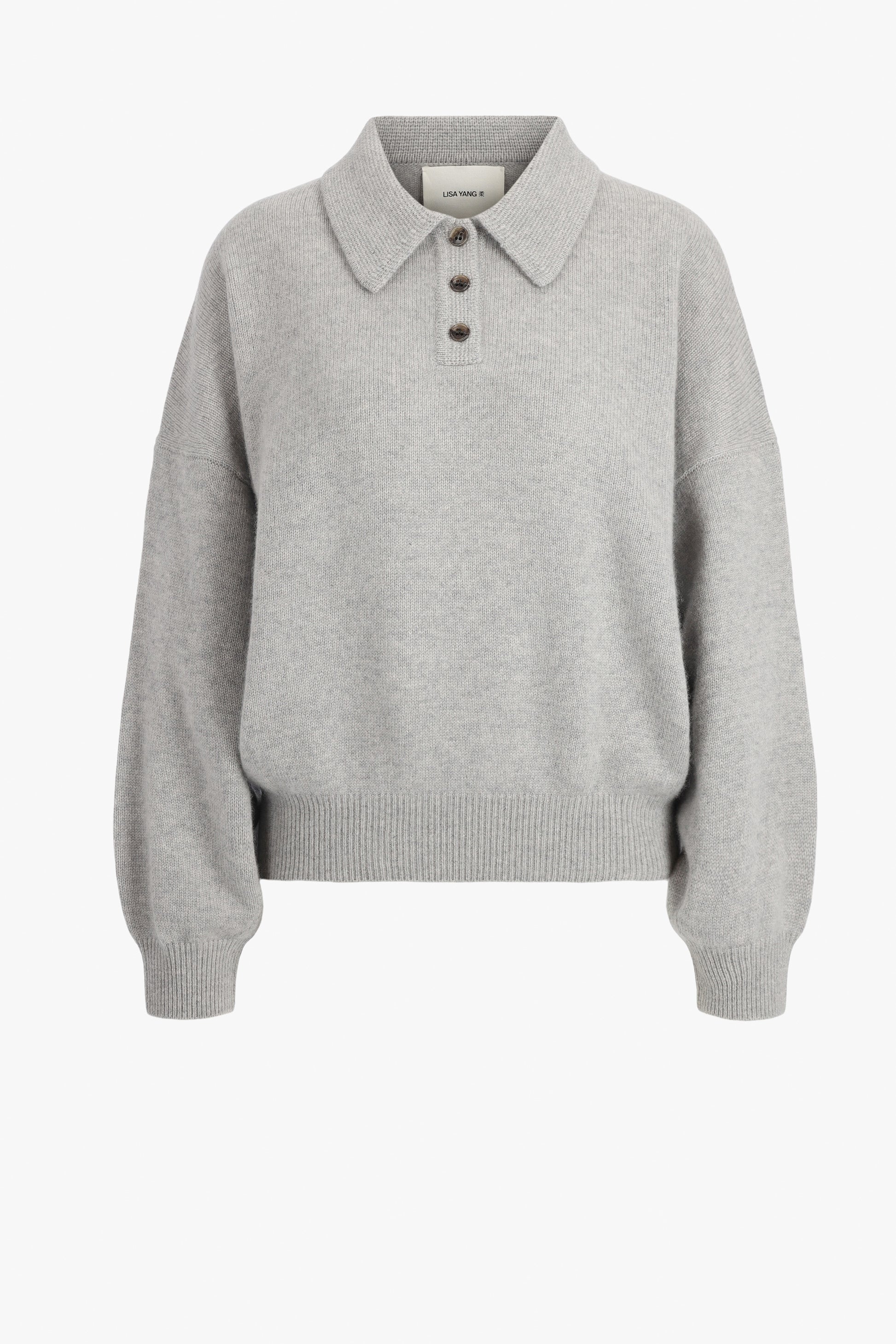 Etta Sweater in Dove Gray by Lisa Yang - Anita Hass