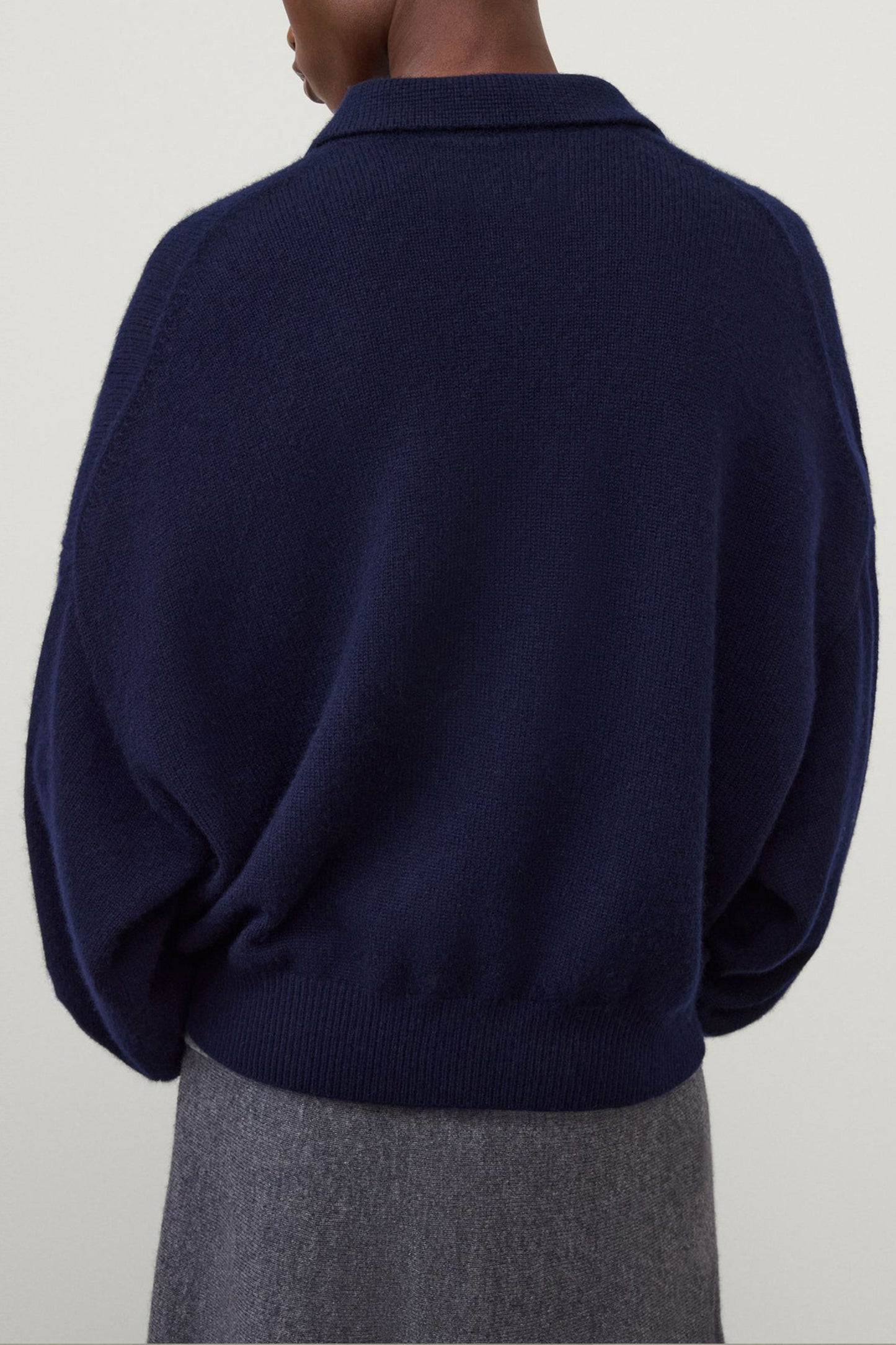 Etta Sweater in Navy by Lisa Yang - Anita Hass