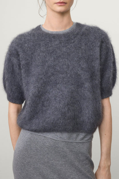 Juniper Sweater in Graphite Brushed by Lisa Yang and Anita Hass