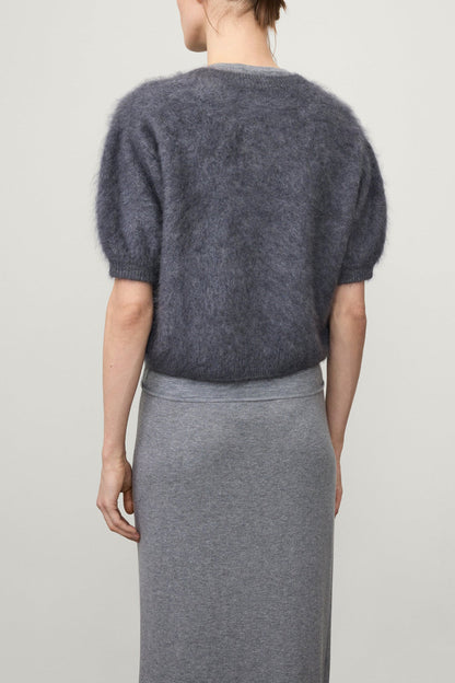 Juniper Sweater in Graphite Brushed by Lisa Yang and Anita Hass