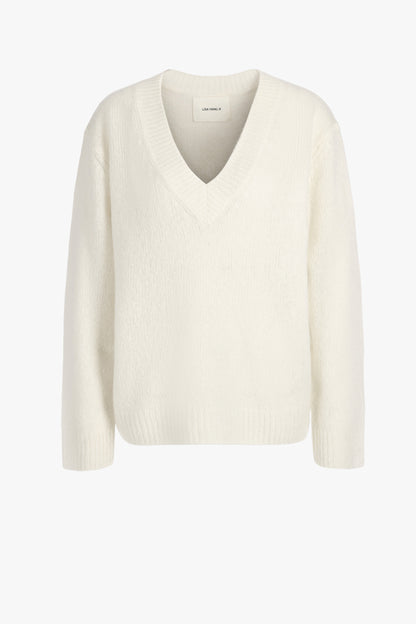 Leona Sweater in Cream by Lisa Yang - Anita Hass