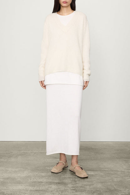 Leona Sweater in Cream by Lisa Yang - Anita Hass