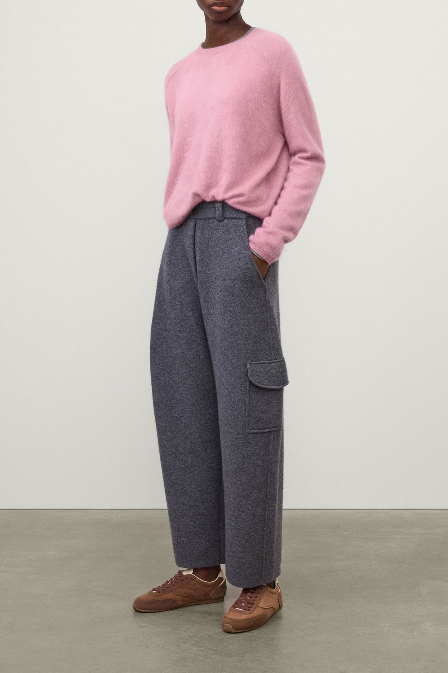 Lexia Sweater in Petal Brushed by Lisa Yang - Anita Hass