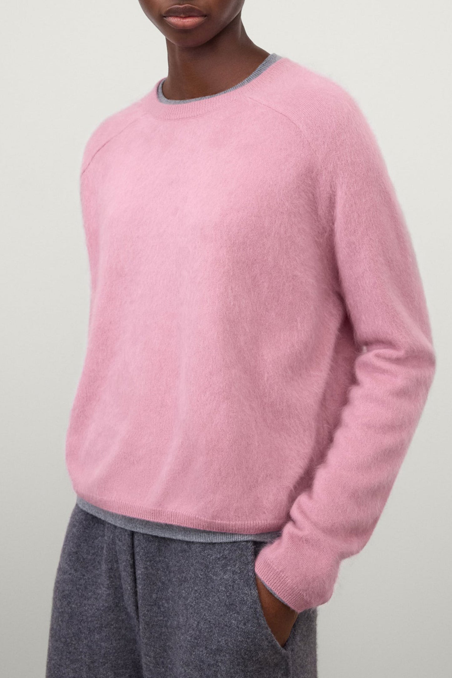 Lexia Sweater in Petal Brushed by Lisa Yang - Anita Hass