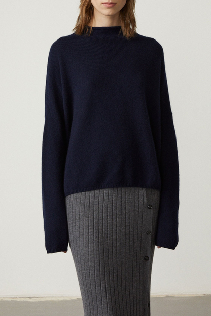 Sandy Sweater in Navy by Lisa Yang - Anita Hass