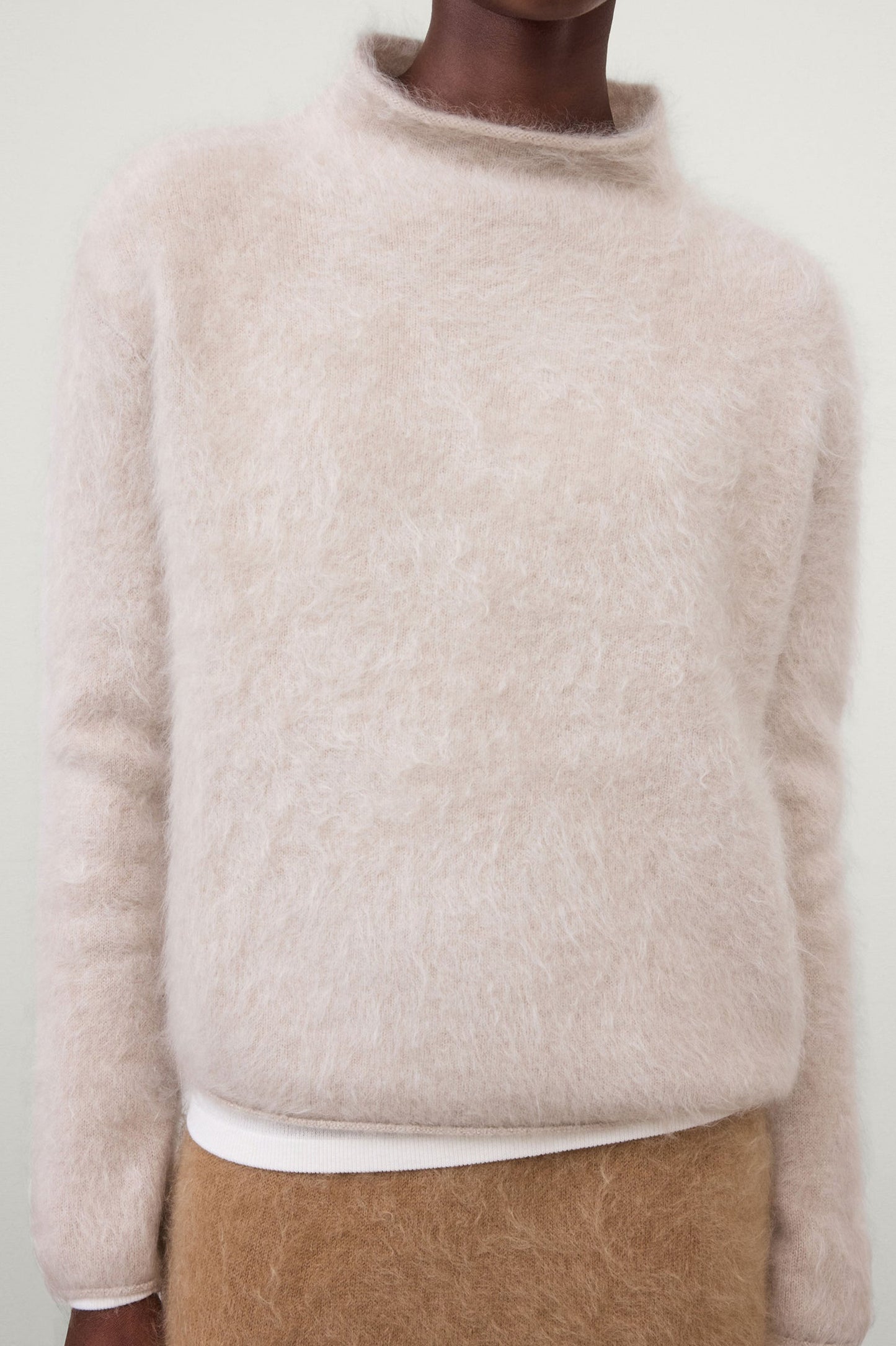 Pullover Sandy in Sand Brushed Lisa Yang