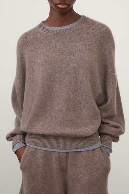 Veira Sweater in Truffle by Lisa Yang - Anita Hass