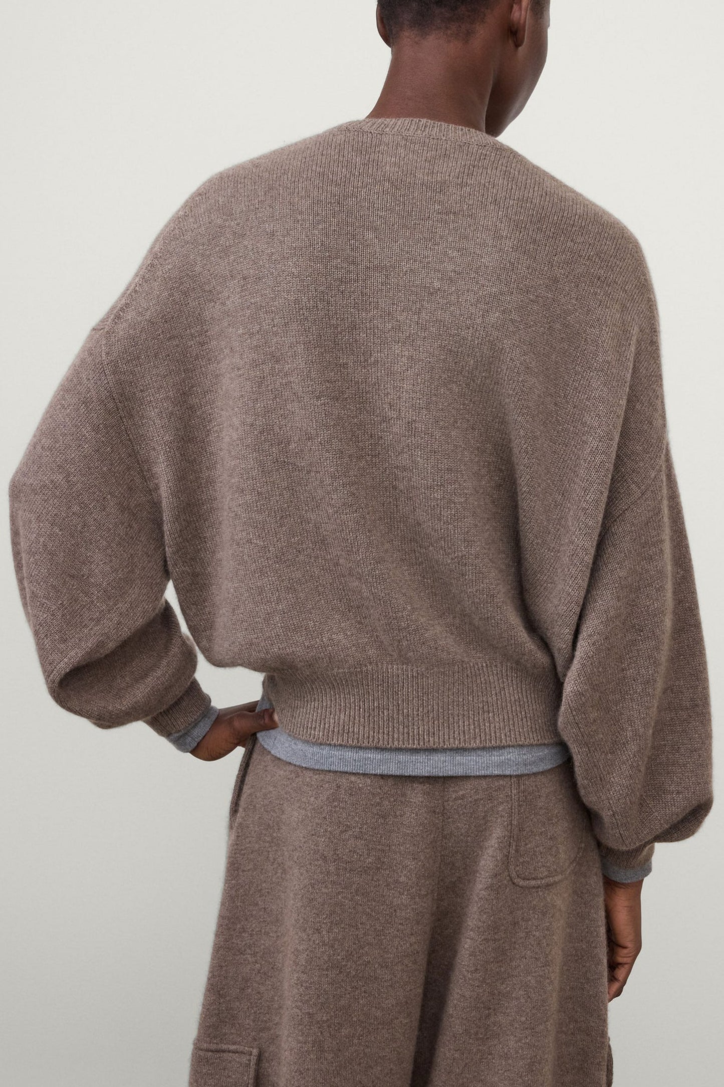 Veira Sweater in Truffle by Lisa Yang - Anita Hass