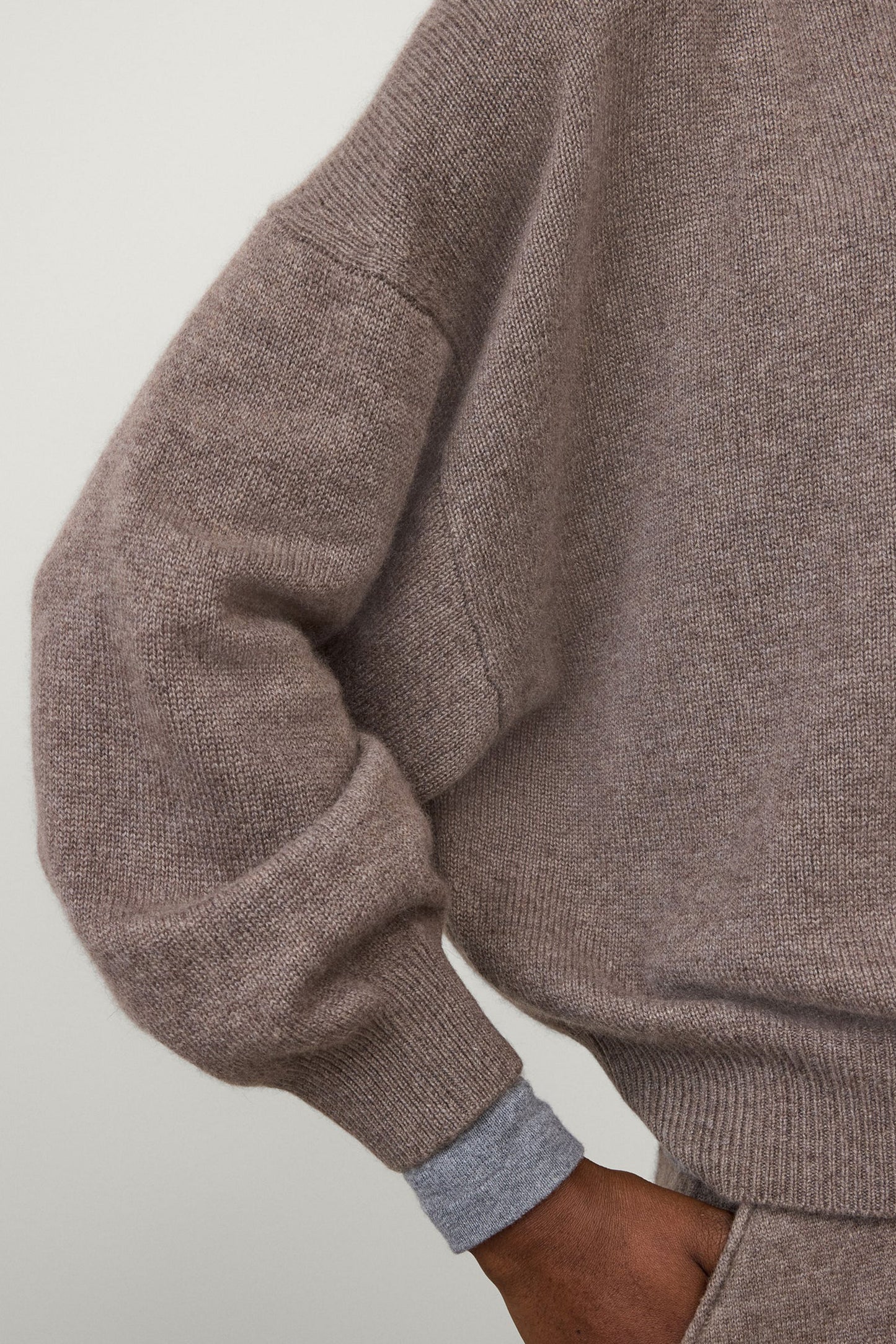 Veira Sweater in Truffle by Lisa Yang - Anita Hass