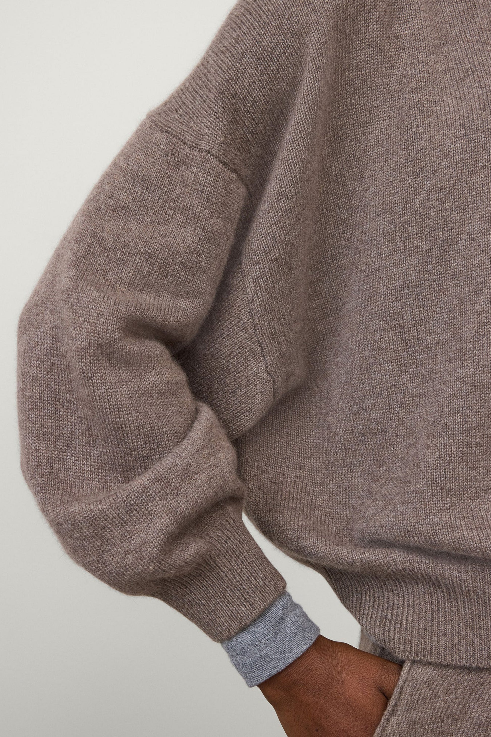 Veira Sweater in Truffle by Lisa Yang - Anita Hass
