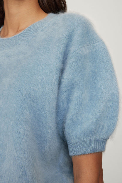 Pullover Juniper in Powder Blue BrushedLisa Yang - Anita Hass