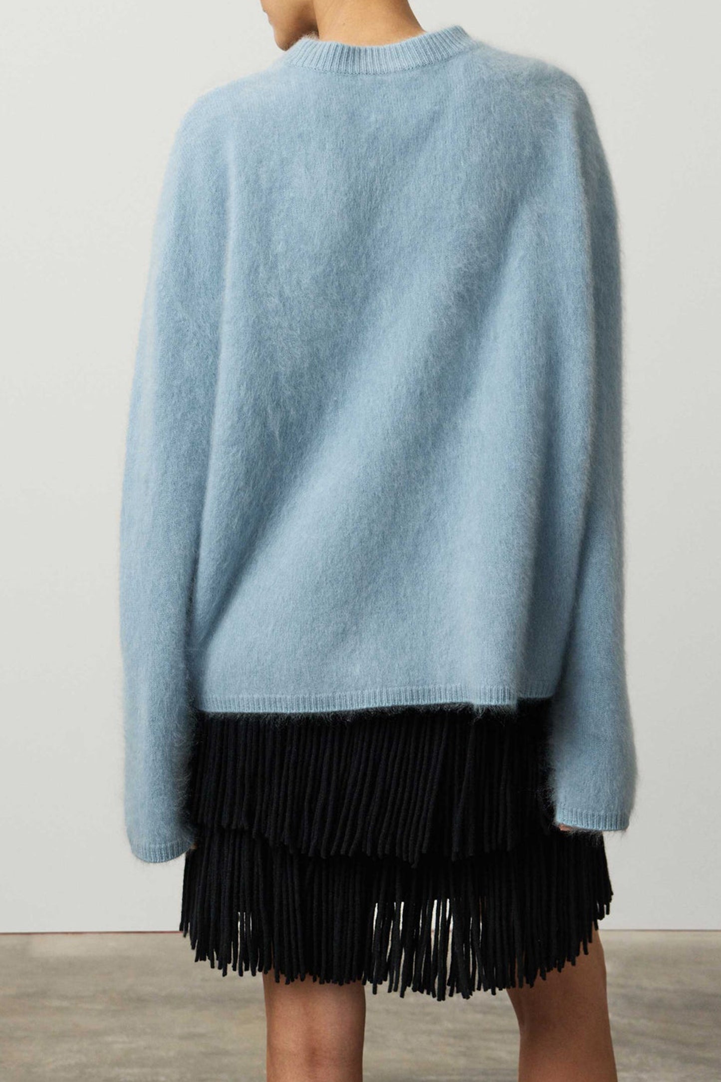 Pullover Natalia in Powder Blue BrushedLisa Yang - Anita Hass