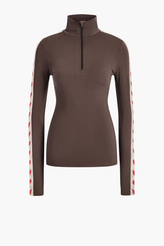 Longsleeve Jade in Braun